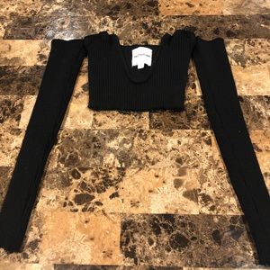 Better Be black crop top